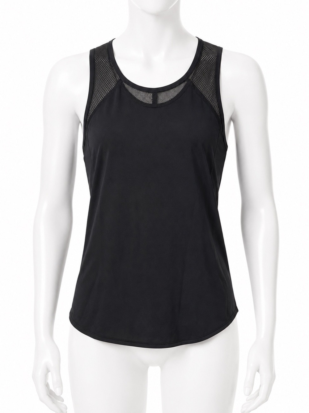 Lululemon Black Mesh Athletic Tank – Size 6 (See Measurements)